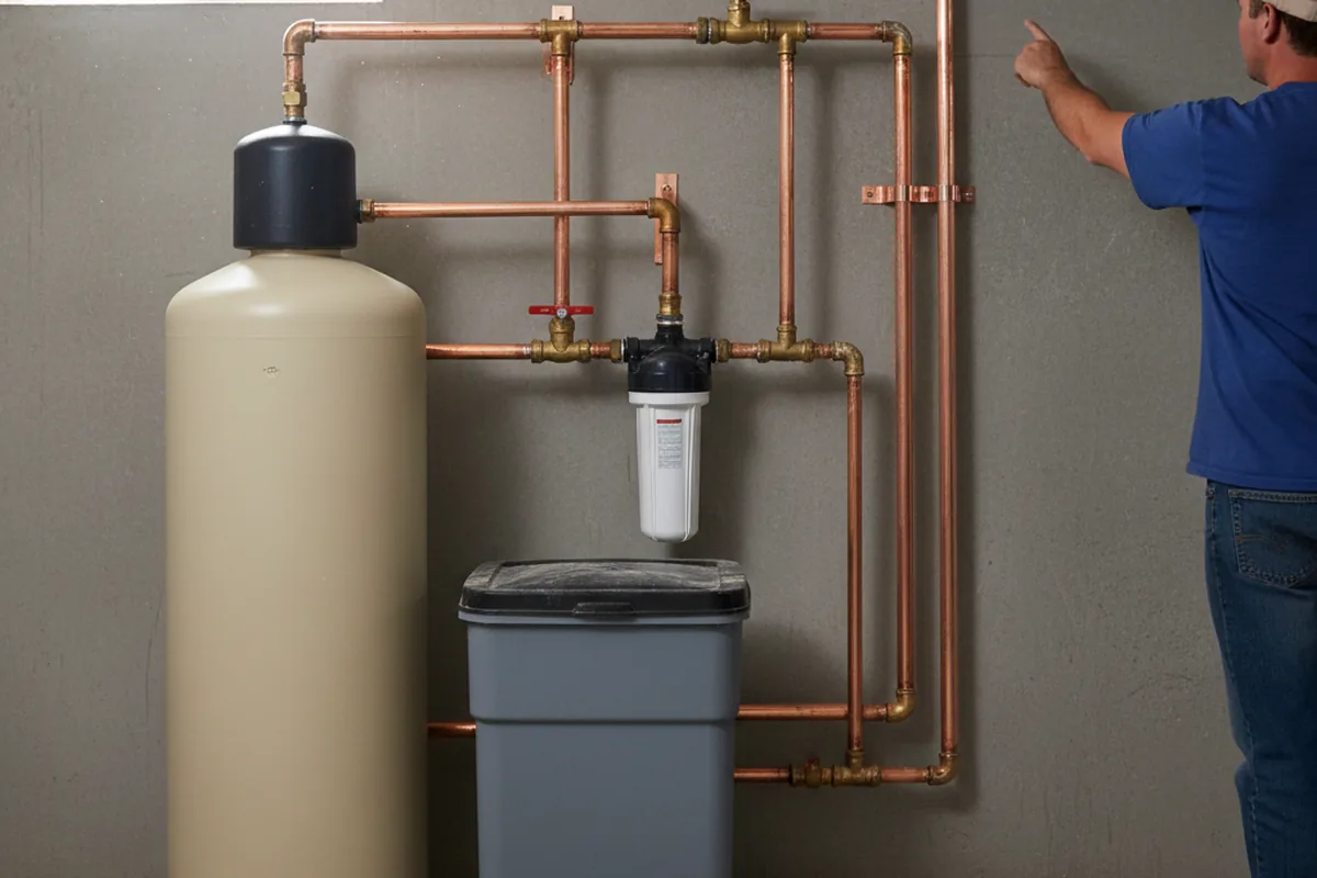 Whole-house water treatment system installed in Lafitte